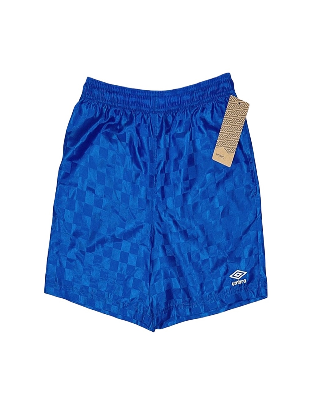UMBRO Boy's Royal Blue Checkered Shorts New With Tags X-Large 13
